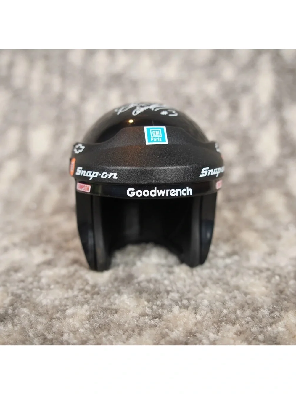 Dale Earnhardt Sr #3 GM Goodwrench Replica Mini Helmet Black Snap-on Simpson - Picture 4 of 9
